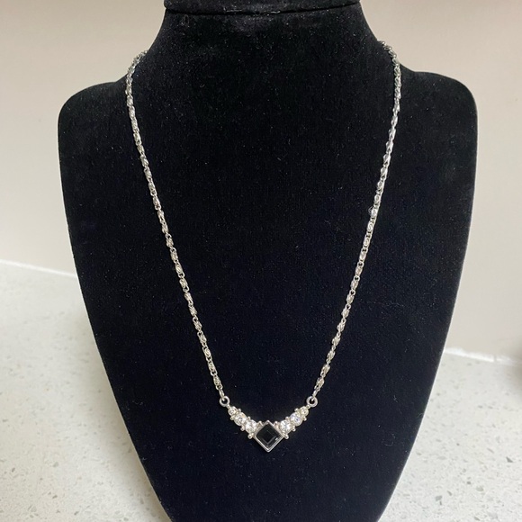 2028 Jewelry - 2028 black glass pendant necklace